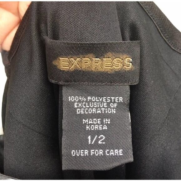 Express Red Black Sequins Body Con Mini Dress size 1/2 - Picture 5 of 5